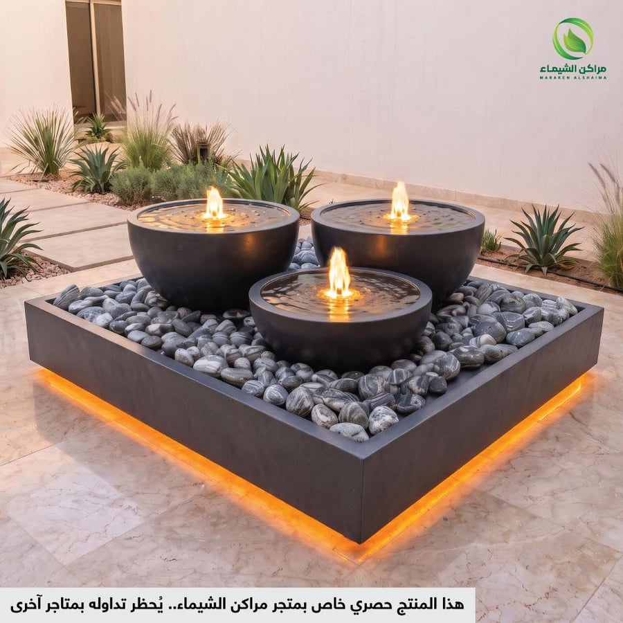 نافورة مميزة لمداخل الحدائق فايبر خارجية