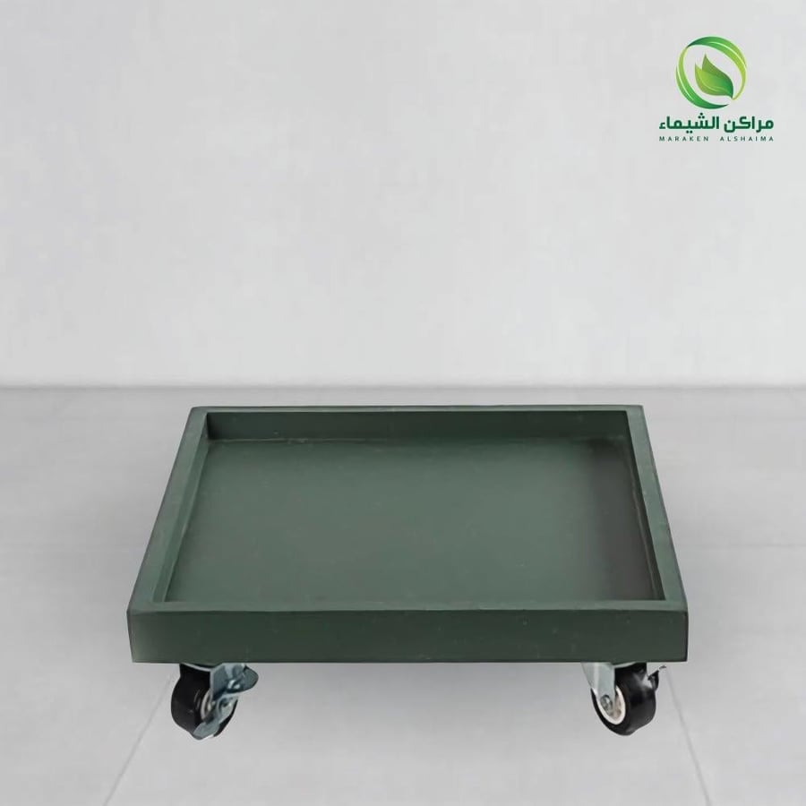 صحن سفلي كبير بكفرات متحرك فيبر