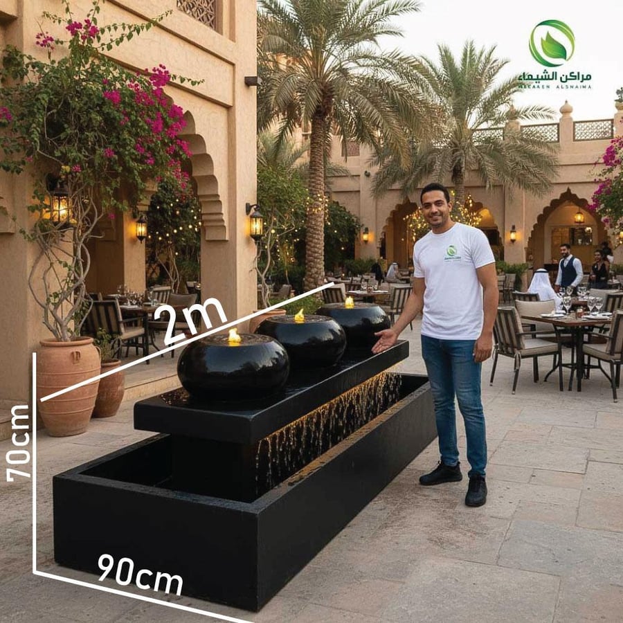 Large fountain 2m fiberglass portable