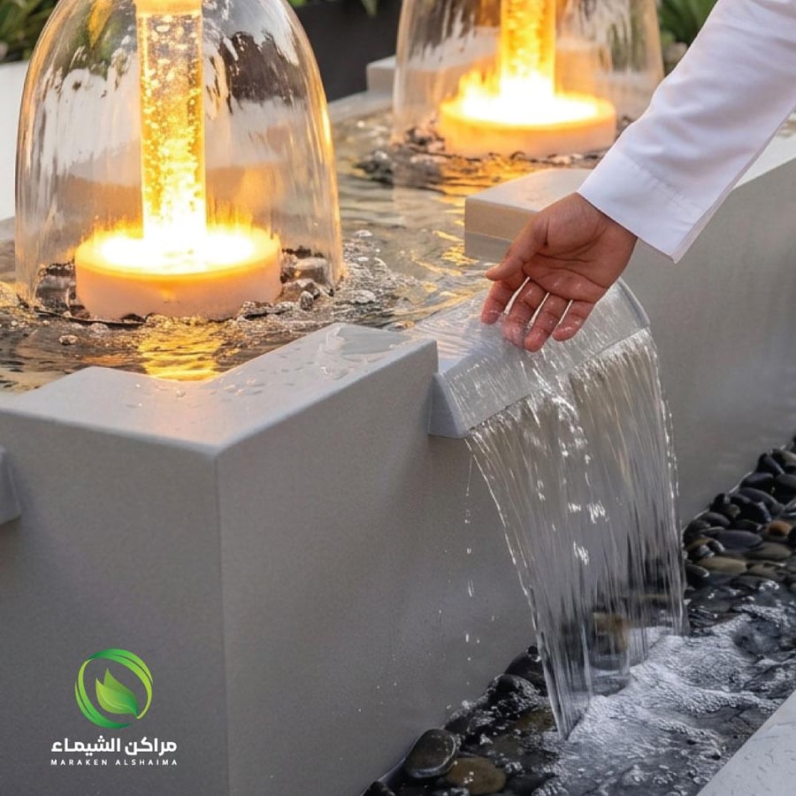 نافورة شلال فايبر للقصور 3م