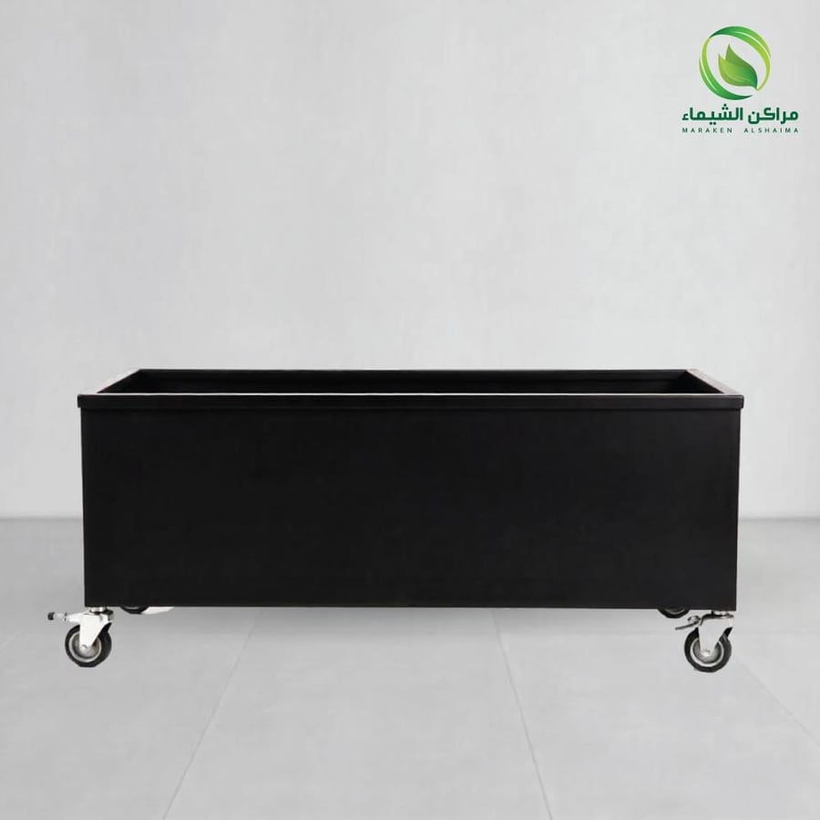 Fiberglass planting basin 1.5 meters with tires