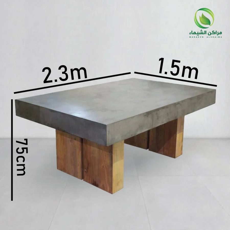 طاوله كبيرة فيبر خارجية