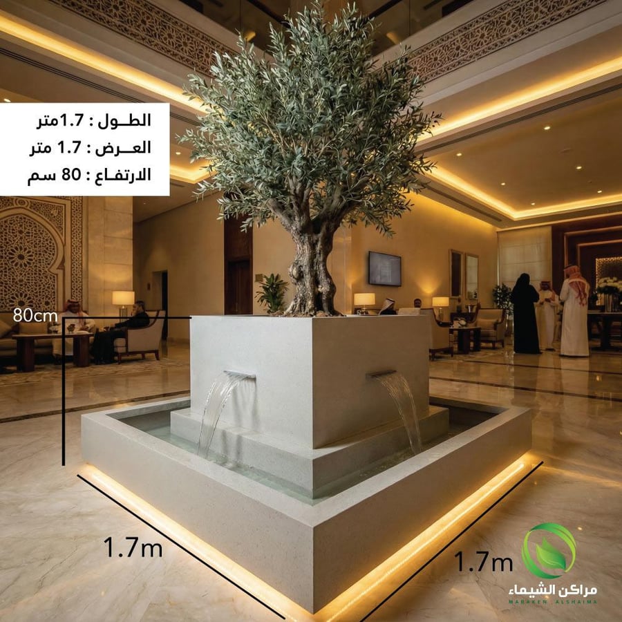 شلال خارجي 4 مصبات مضئ
