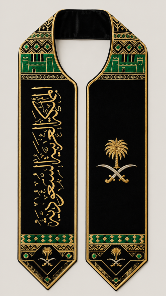وشاح اليوم الوطني فخم وملكي