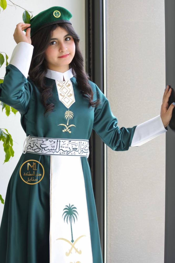 لبس اليوم الوطني عسكري بناتي2