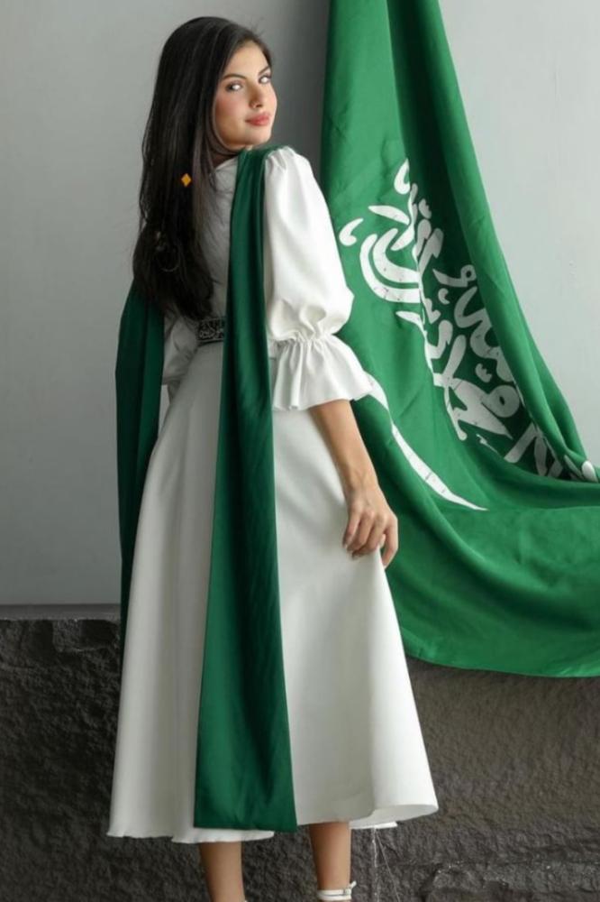ازياء اليوم الوطني فستان للبنات