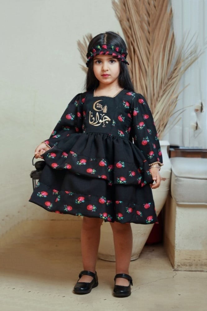 فستان رمضاني بناتي بالاسم