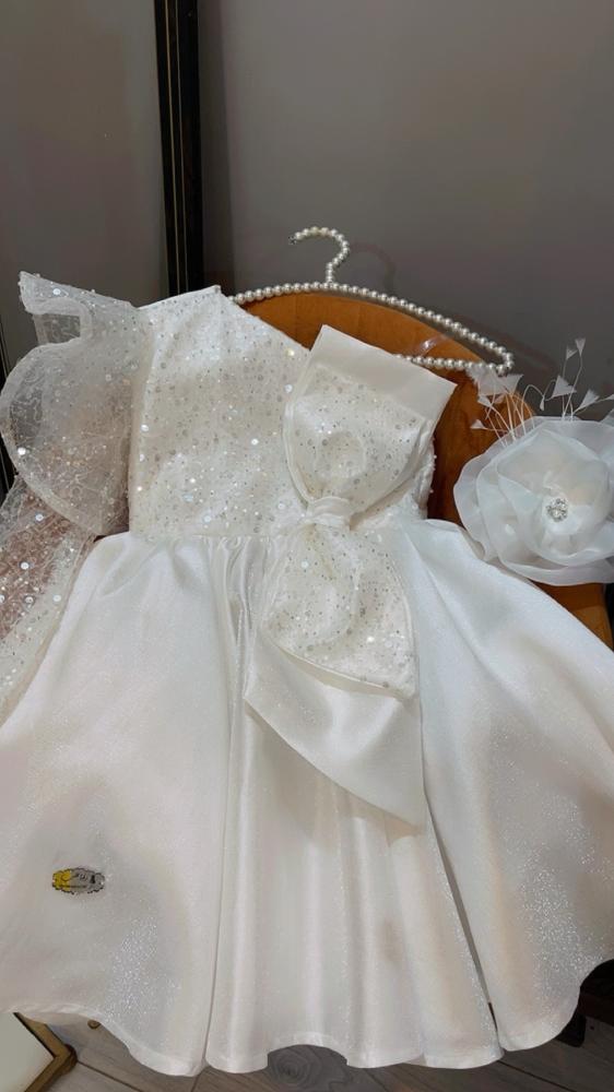 White embroidered dress