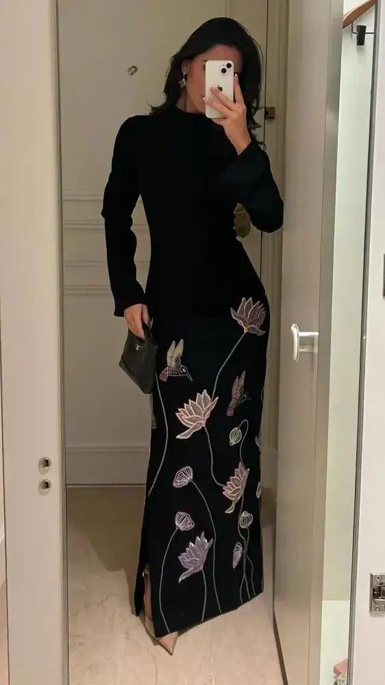 فستان ورد