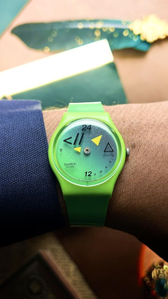 Swatch Fluo Green GZ216