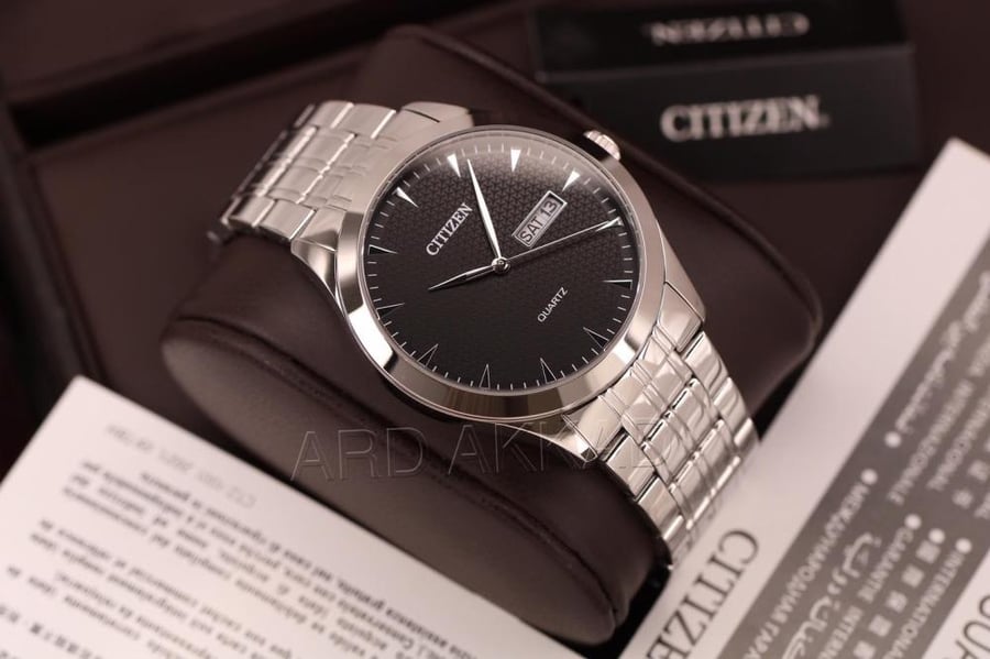 Special Citizen watch silver with black dial