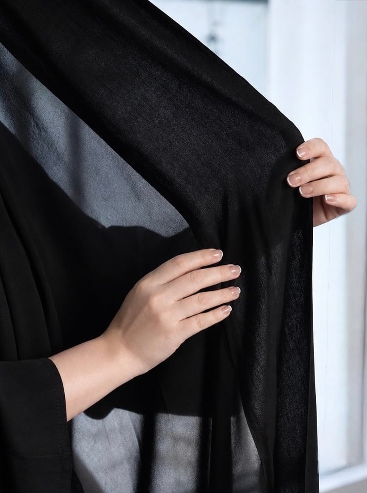 طرحة مبطنه قماش كوري