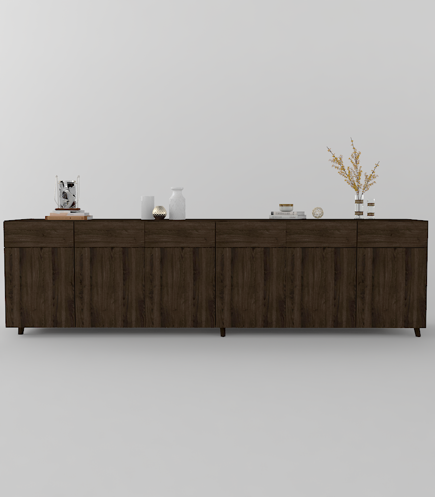 Buffet table with modern and distinctive design 300cm × 95cm