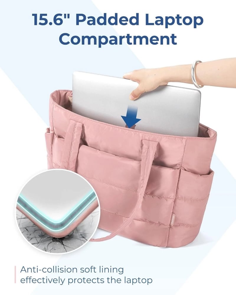 Puffy Tote Bag - بفي توتي باق
