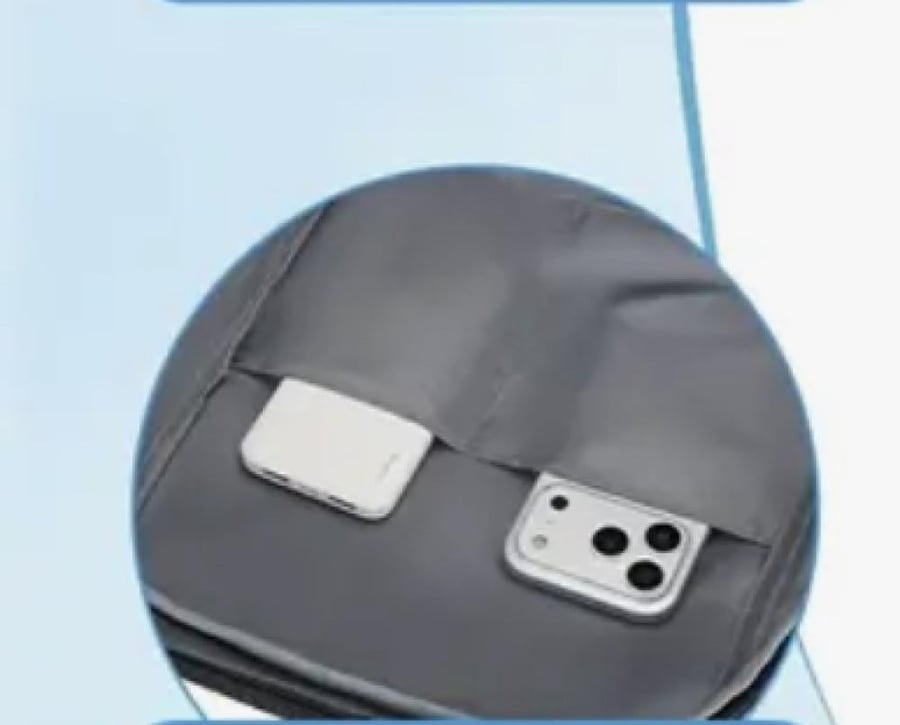 Smart travel backpack with airtight seal and air evacuation feature, with free delivery and special gifts - for a limited time - (gifts: upgraded wireless air pump, metal clamp luggage lock, luggage identification tag)