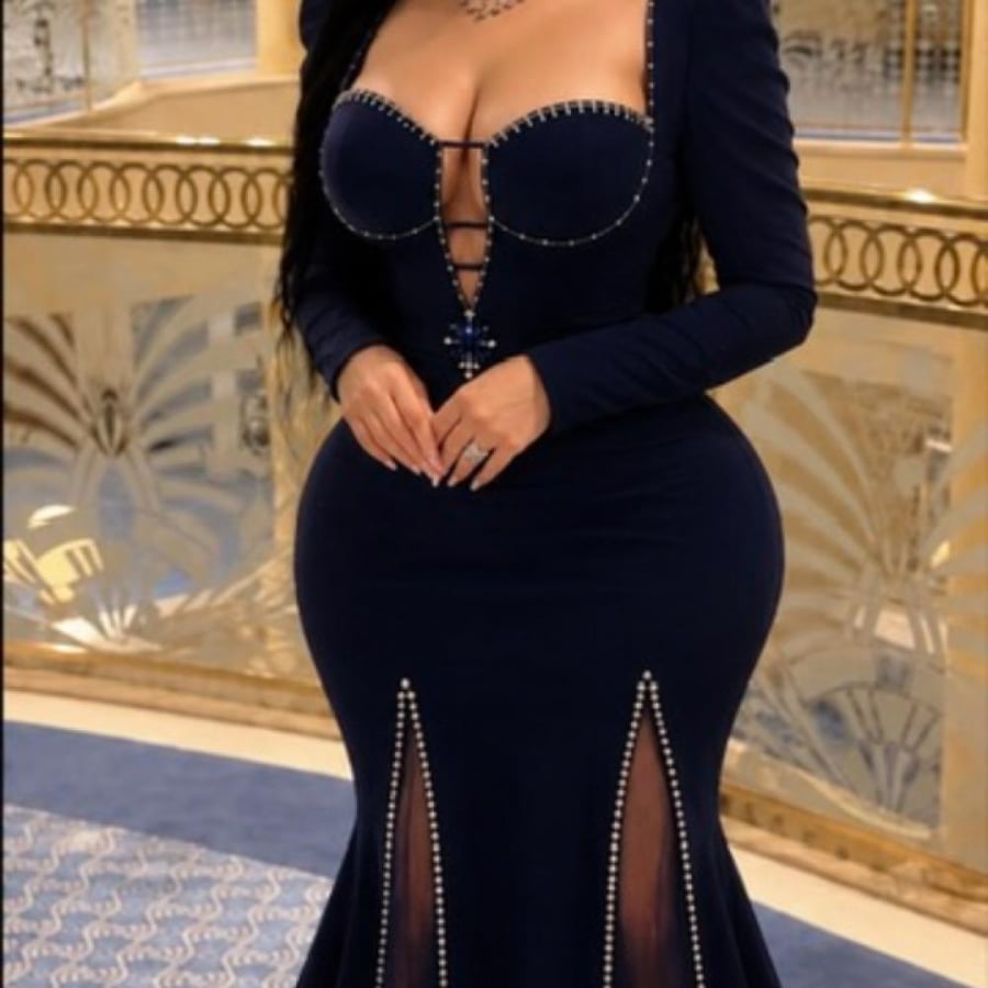 فستان كحلي