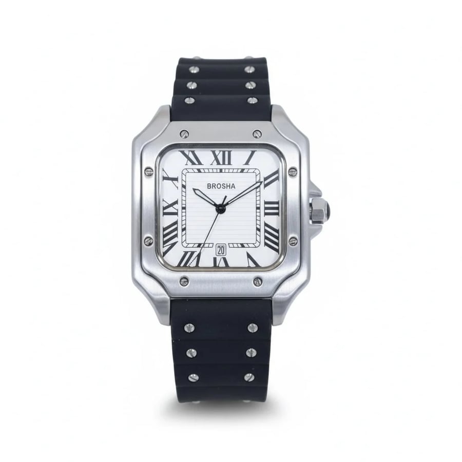 ساعة Sentinel White
