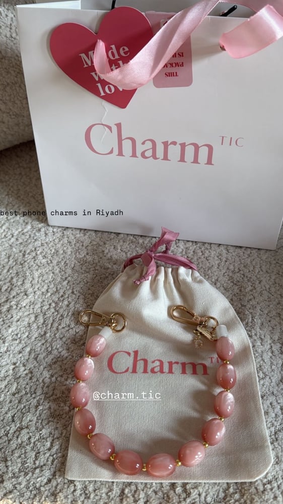 Pink peach Charm