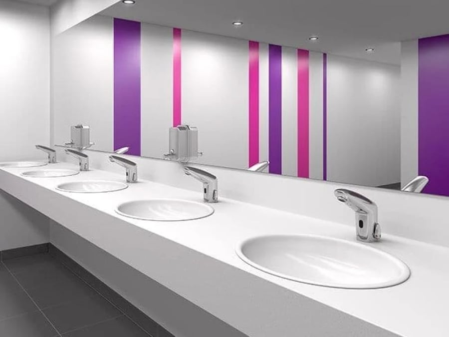 خلاط مغسلة برستو كروم ليزر حساس الكتروني PRESTO  55301