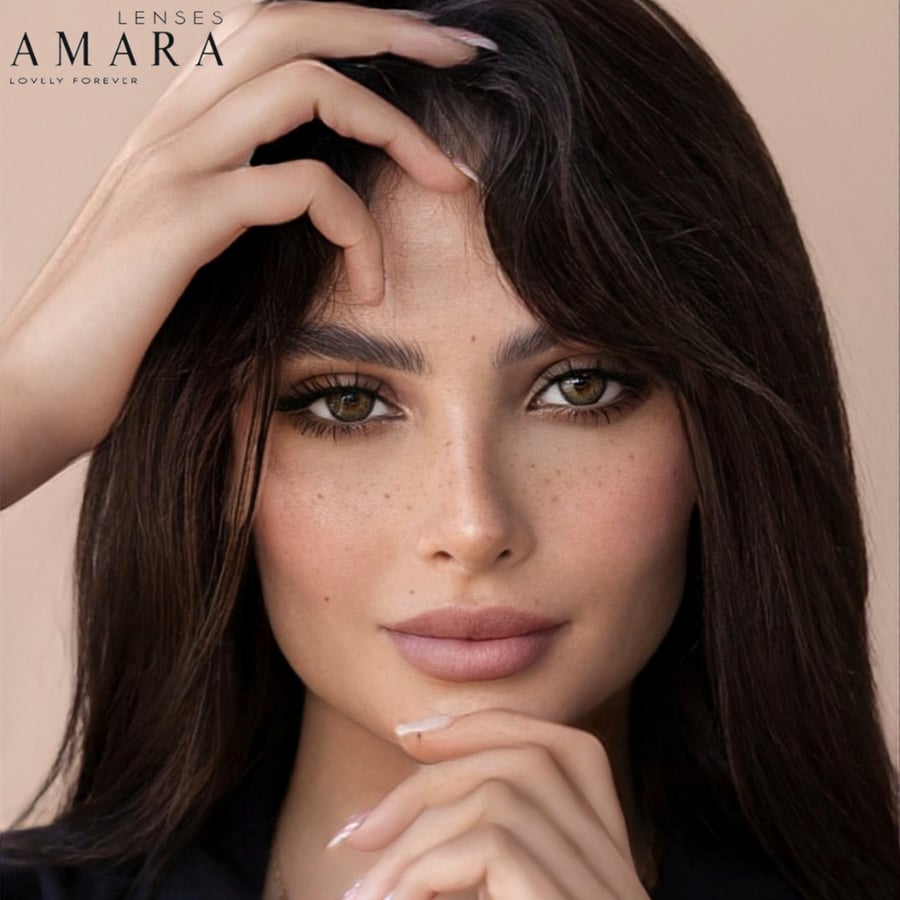 امارا  اليومية - باربي براون -  عبوة من 10 عدسات