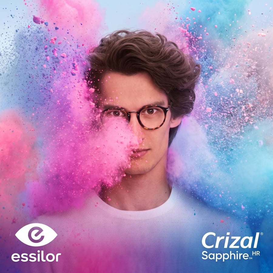 CRIZAL SPPHIRE HR| عدسات فرنسية