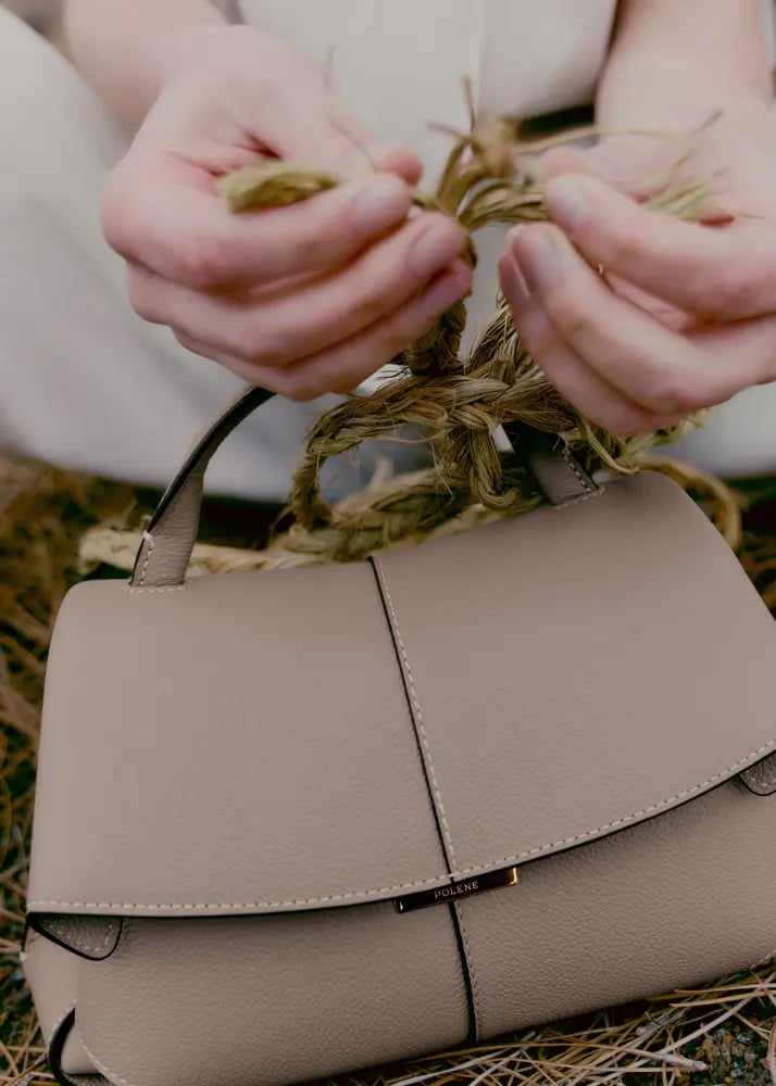 حقيبة موكي ميني (Mokki Mini) من بولين –  Textured Taupe