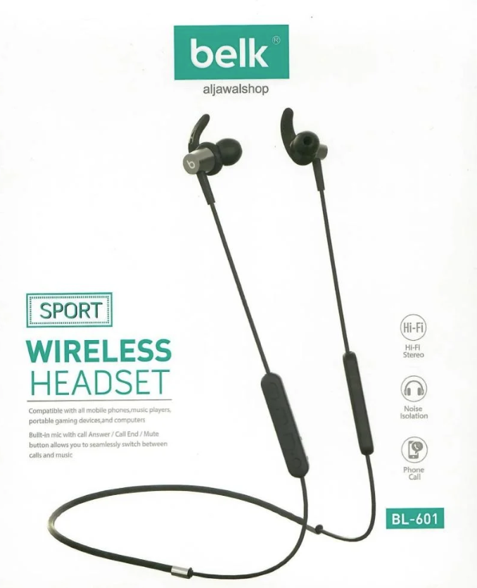 سماعة اذن belk اللاسلكية الرياضية HEADSET