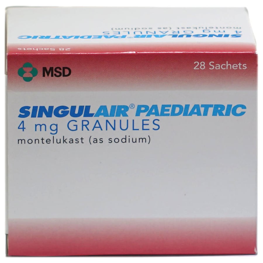 SINGULAIR PAED 4MG GRAN 28sachet