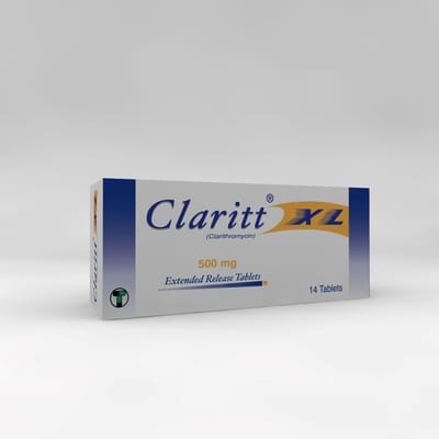CLARITT XL 500 MG 14TAB