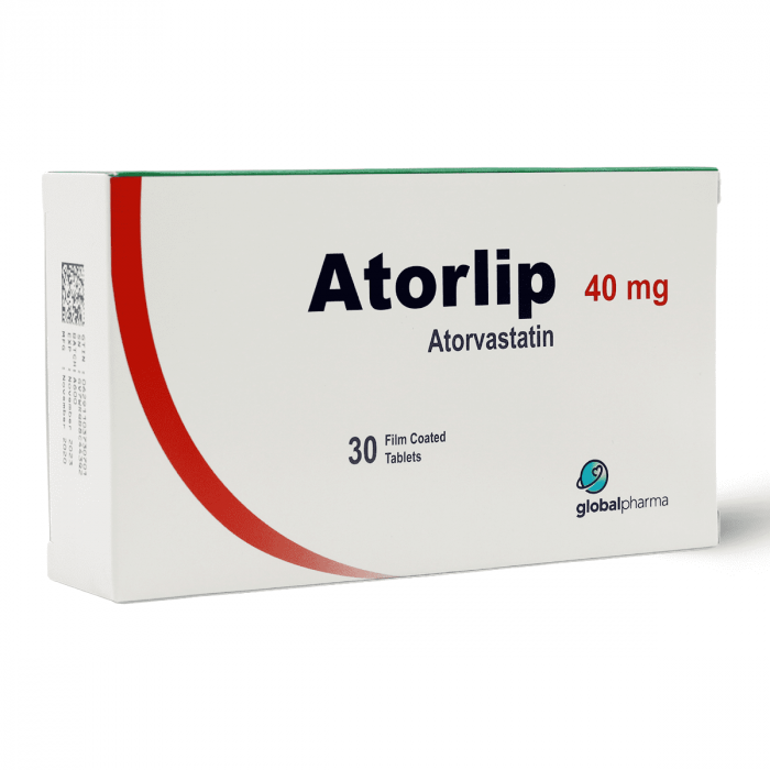 Atorlip 40 mg 30 tab