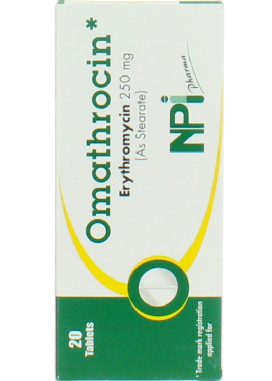 OMATHROCIN 250 MG 20 TAB #.