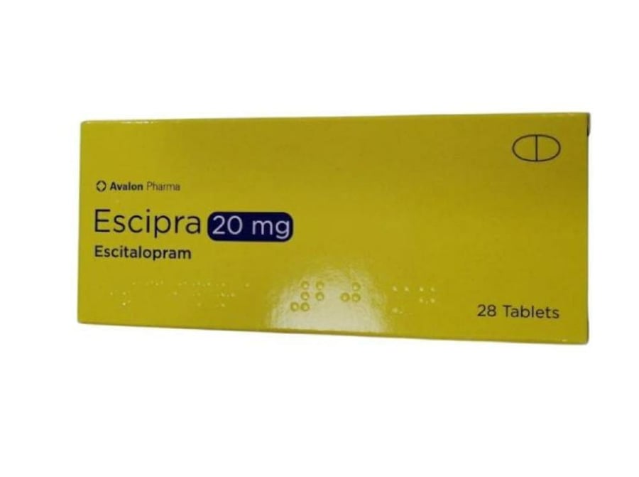 ESCIPRA 20 MG 28 TAB