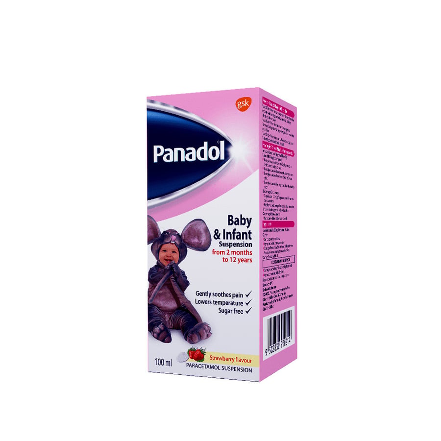 PANADOL BABY & INF SUSP 100ML#