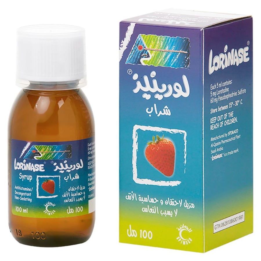 LORINASE 5/60MG SYRUP 100ML