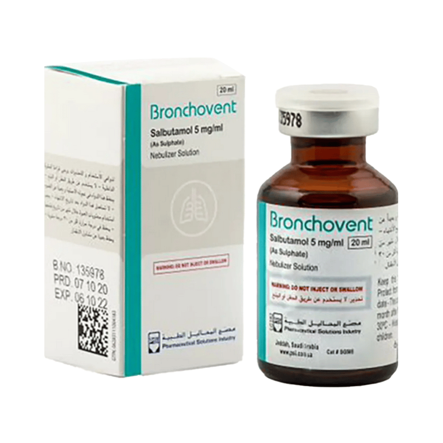 BRONCHOVENT 5MG/ML NEB SOLUTION 20ML#