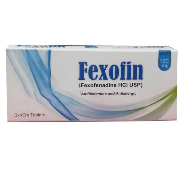 FEXOFIN 180 MG 30 TABLET