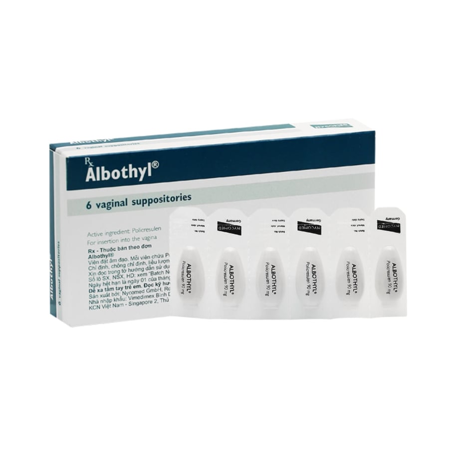 ALBOTHYL VAG SUPP 6PK $