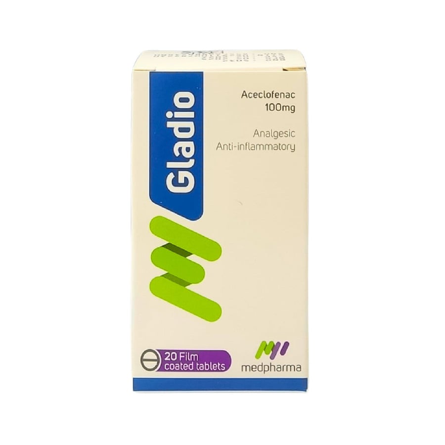 GLADIO 100 MG 20 TAB