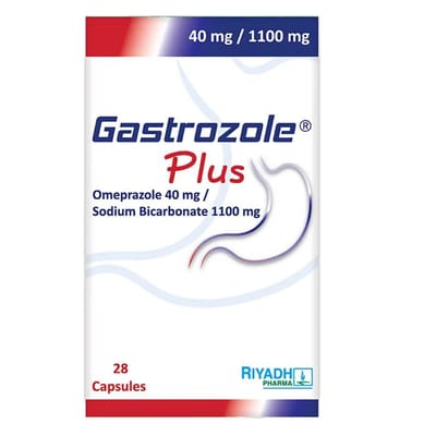 GASTROZOLE PLUS 40MG/1100MG 28 CAP