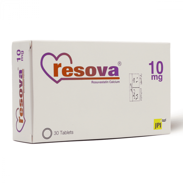 RESOVA 10MG 30TABLETS#