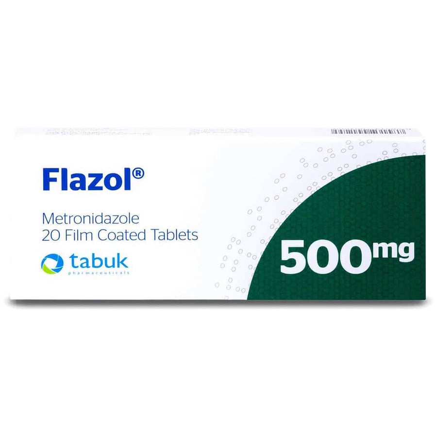 FLAZOL 500MG 20 TAB#