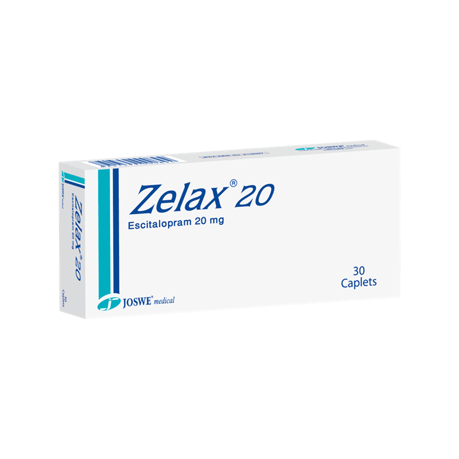 ZELAX 20MG 30CAP