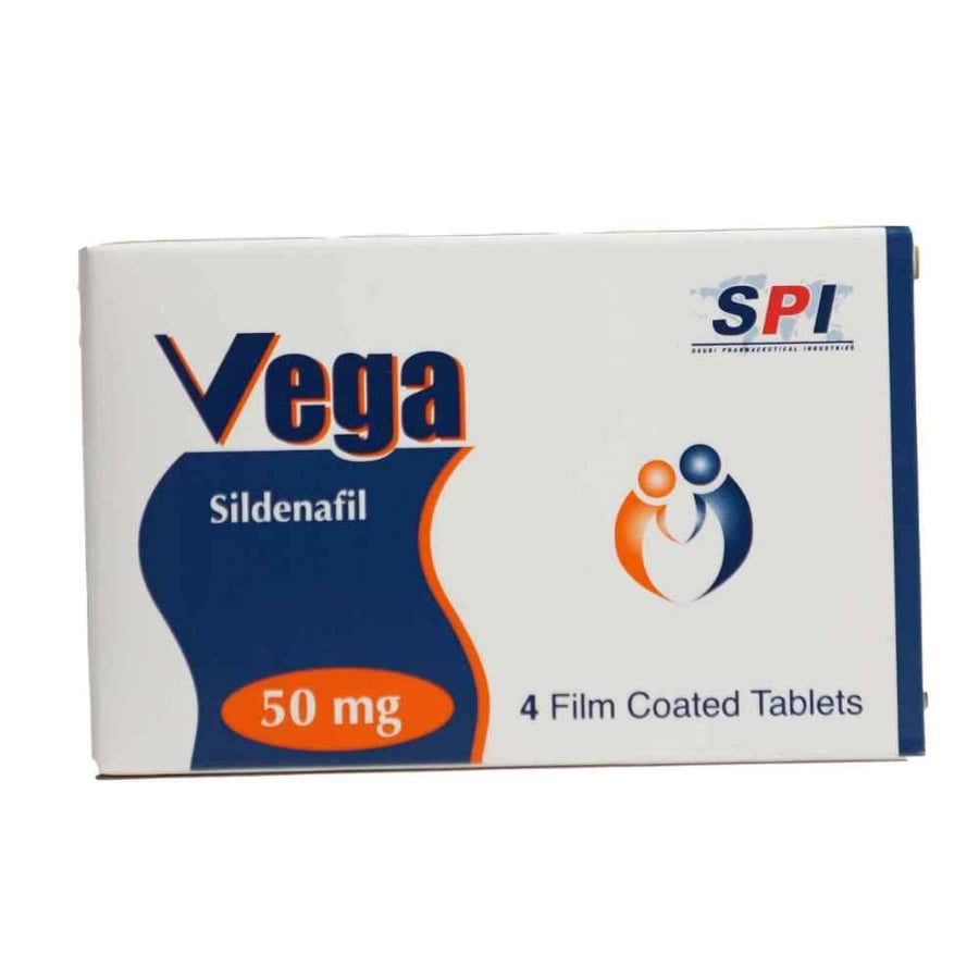 VEGA 50 MG 4 TABLETS#