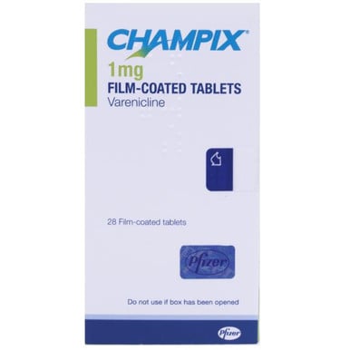 CHAMPIX 1MG F/C 28 TAB#