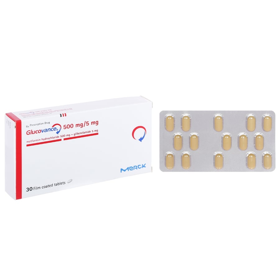 GLUCOVANCE 500/5MG 30 TAB