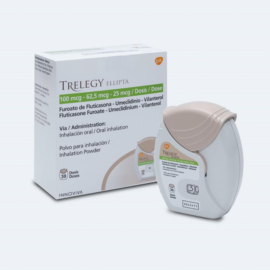 TRELEGY ELLIPTA 100/62.5/25 POW 30 DOS $