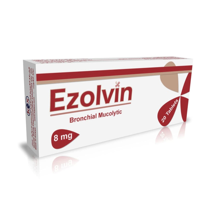 EZOLVIN 8MG 20 TAB *