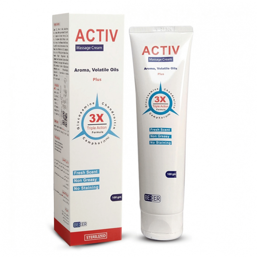 ACTIV PLUS MASSAGE CR 100 GM