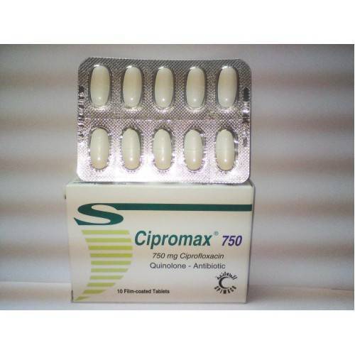 CIPROMAX 750Mg 10TAB