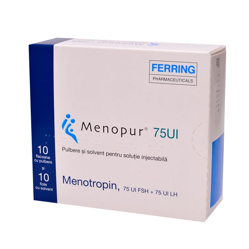 MENOPUR 75 IU 10 UNITS